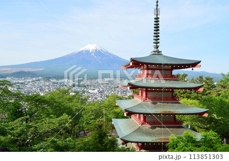 山梨　新倉富士浅間神社 113851303