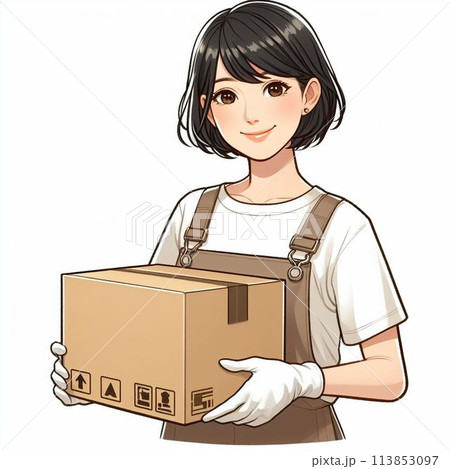 作業をしている女性 113853097