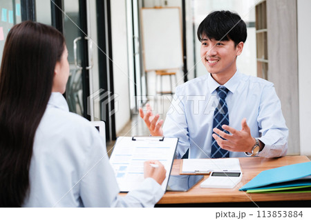 Job Interview Process with Potential Candidate Job Interview Process with Potential Candidate 113853884