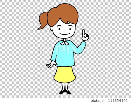 一個女人誰把她的食指 113854143