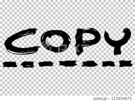 手書き文字素材。Copy。 113854673