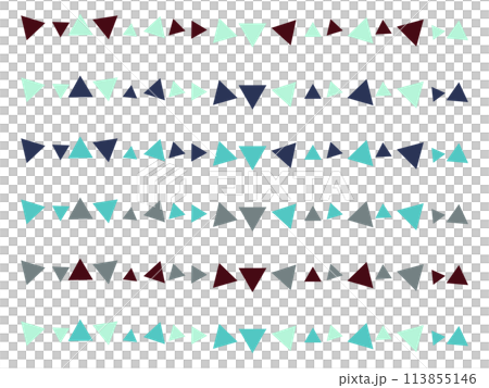 カラフルな水玉のラインセット 113855146