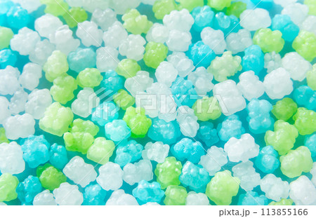 寒色系の金平糖　和菓子 113855166