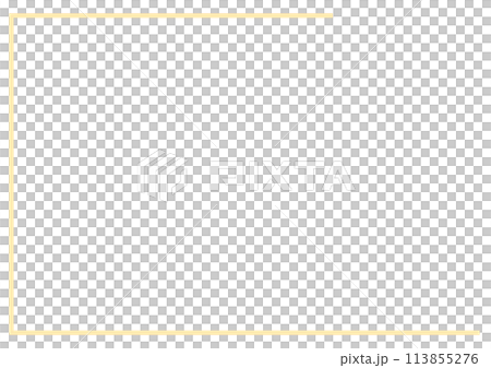 Yellow U-shaped deformed frame 113855276