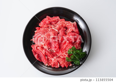 牛肉　かた　切り落とし 113855504