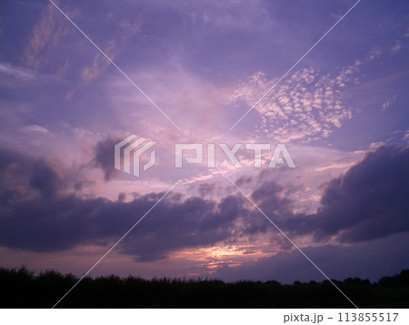 夕焼け空 夕焼け空 113855517