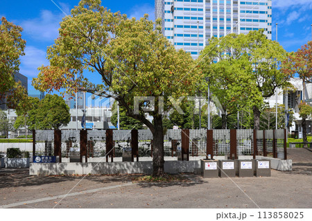 幕張メッセの屋外喫煙所 幕張メッセの屋外喫煙所 113858025