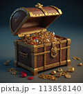 財宝と宝箱 113858140