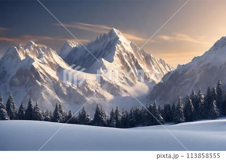 山脈の絶景 山脈の絶景 113858555
