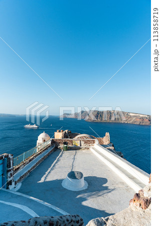 サントリーニ島のイアキャッスル 113858719