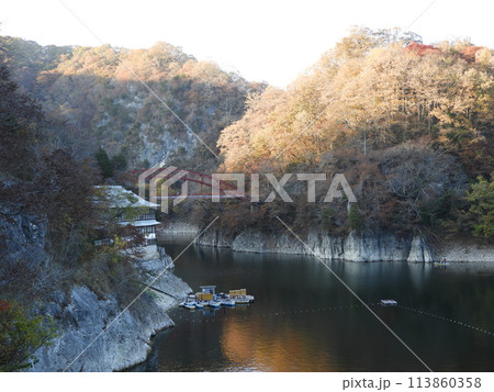 帝釈峡の秋の風景　11月 113860358