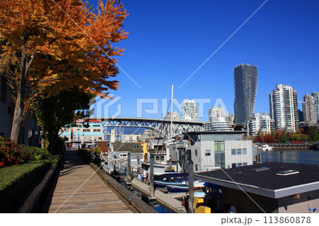 Granville Island and downtown Vancouver, British Columbia, Canada Granville Island and downtown Vancouver, British Columbia, Canada 113860878