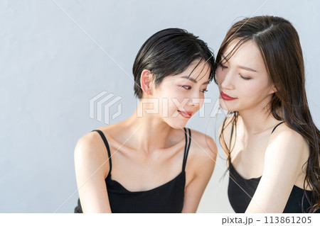 若い女性のビューティー 若い女性のビューティー 113861205