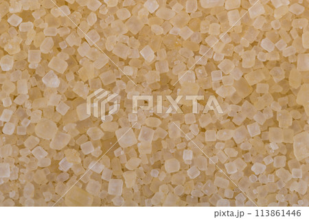 Brown sugar crystals texture background Brown sugar crystals texture background 113861446