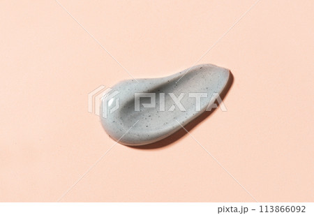 Charcoal, clay cosmetic mask swatch Charcoal, clay cosmetic mask swatch 113866092