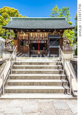 京都市北区のわら天神宮（敷地神社）　六勝神社　試験合格 113871756