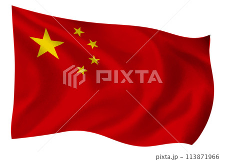 中国　国　旗　世界　アイコン 113871966