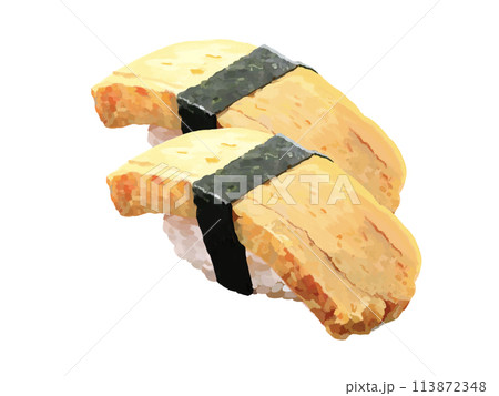 握り寿司（玉子焼き）二貫 113872348
