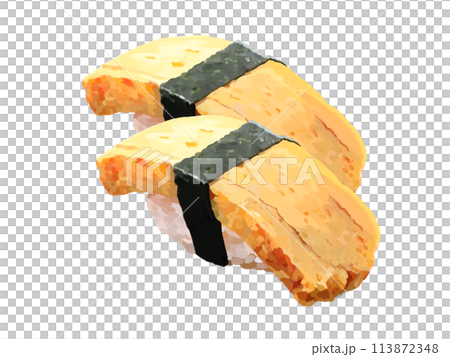 握り寿司（玉子焼き）二貫 113872348