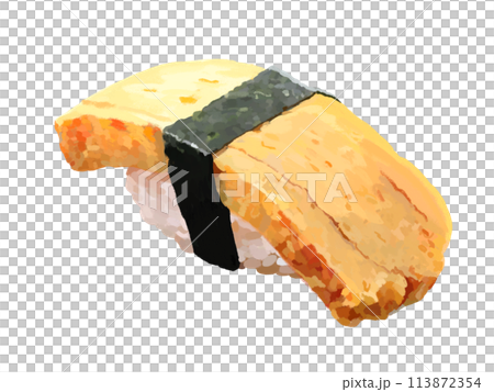 握り寿司（玉子焼き）一貫 113872354