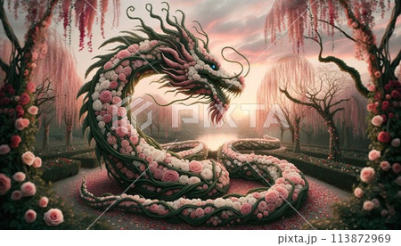 薔薇に囲まれた静寂 113872969