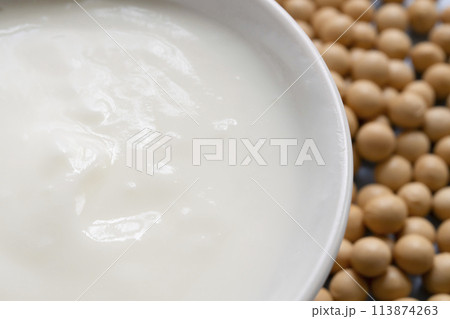 大豆ヨーグルト　豆乳ヨーグルト 113874263