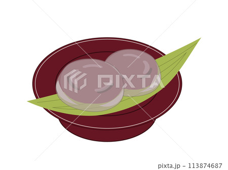 水まんじゅうのイラスト 113874687