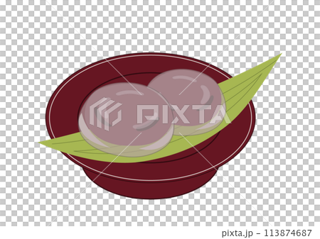 水まんじゅうのイラスト 113874687