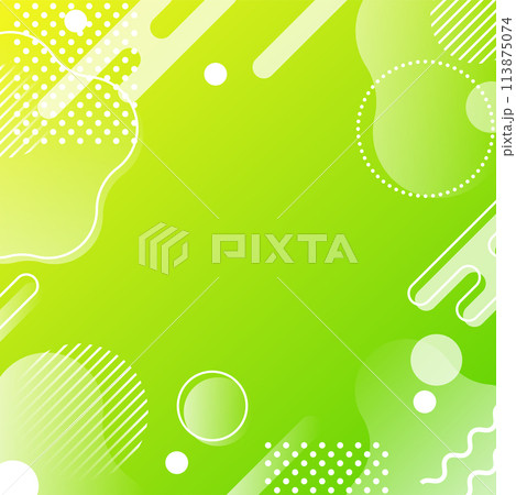 背景素材_メンフィス柄 113875074