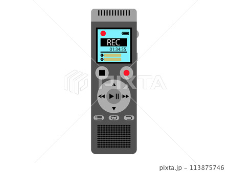 音声を記録するボイスレコーダー 音声を記録するボイスレコーダー 113875746