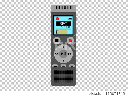 音声を記録するボイスレコーダー 音声を記録するボイスレコーダー 113875746