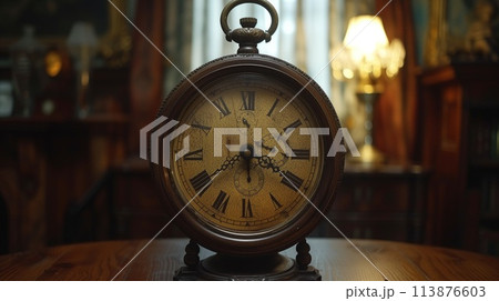 old clock in the room 113876603