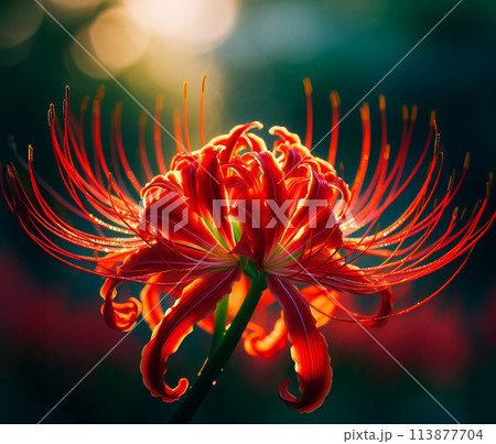 妖しく咲く魅力的な彼岸花 113877704