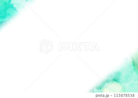 水彩風の背景素材 水彩風フレーム 水彩風の背景素材 水彩風フレーム 113878538