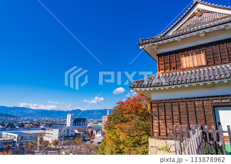 《長野県》上田城址公園　西櫓　秋 113878962