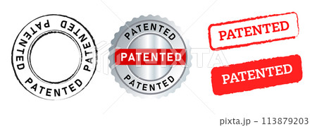 patented black green and red rubber stamp sign certificate legal copyright license property patented black green and red rubber stamp sign certificate legal copyright license property 113879203
