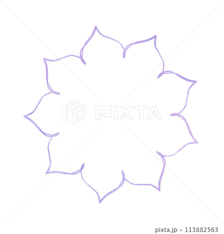 お花のイラスト 手書き お花のイラスト 手書き 113882563