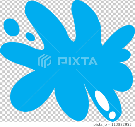 The water splash for decor concept The water splash for decor concept 113882953