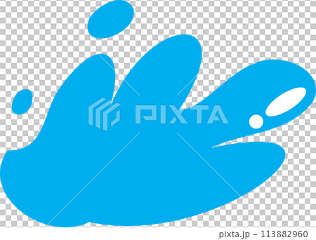The water splash for decor concept The water splash for decor concept 113882960