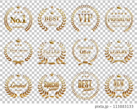 豪華月桂復古風格圖示集 豪華月桂復古風格圖示集 113883133