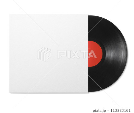 白い紙のジャケットに入ったアナログレコード 白い紙のジャケットに入ったアナログレコード 113883161