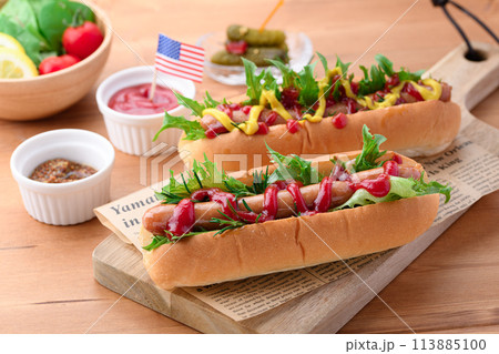ホットドッグ 113885100