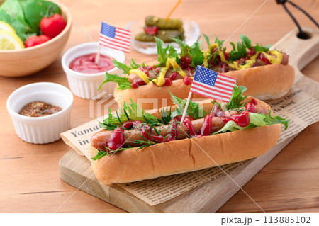 ホットドッグ 113885102