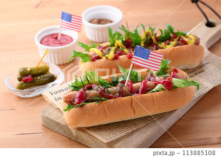 ホットドッグ 113885108