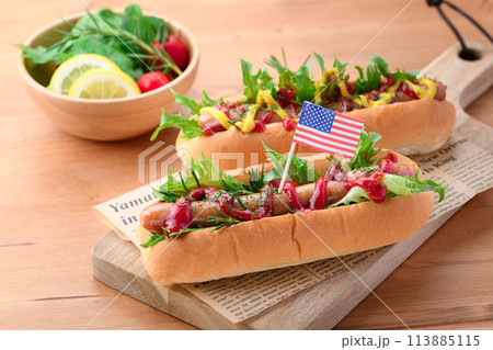 ホットドッグ 113885115