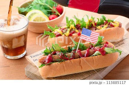 ホットドッグ 113885117