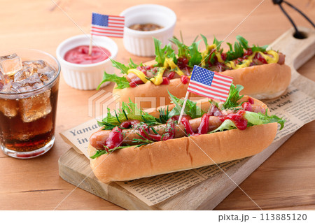 ホットドッグ 113885120