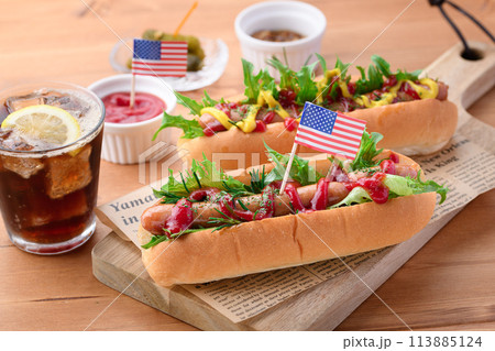 ホットドッグ 113885124