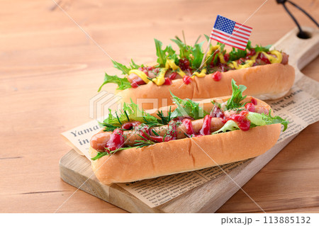 ホットドッグ 113885132