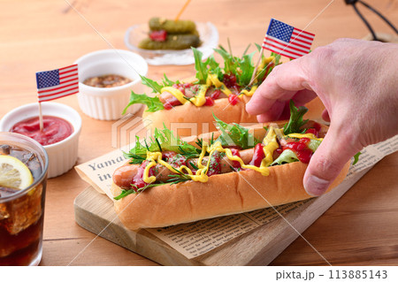 ホットドッグ ホットドッグ 113885143